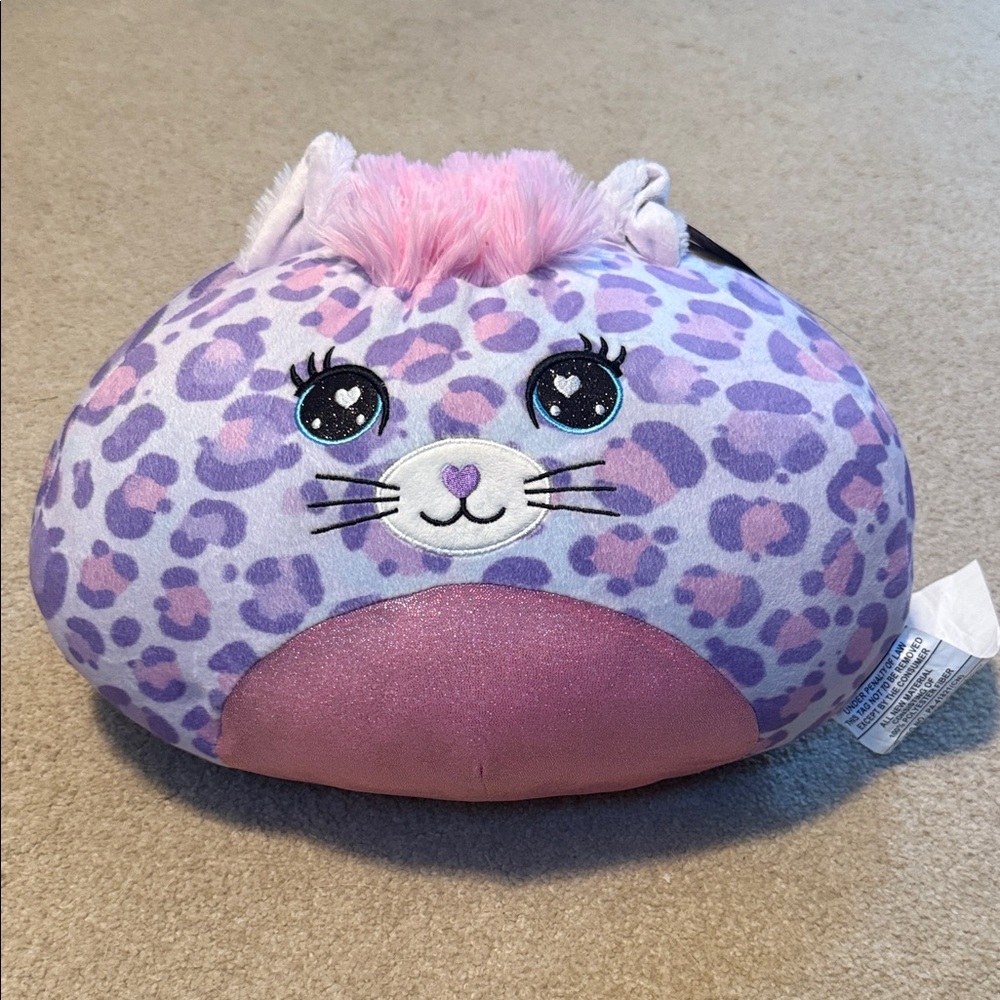 Smoothie kittycorn pillow